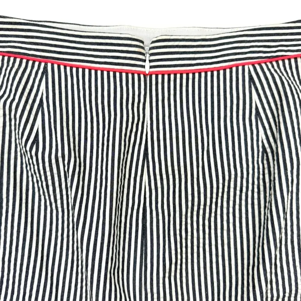 J. Crew Pencil Skirt in Seersucker Stripe
